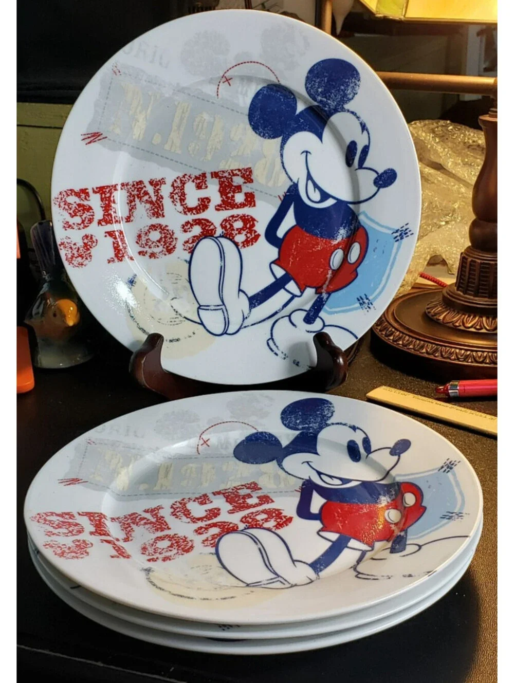 1928 DISNEY AMERICANA Salad Plate 8